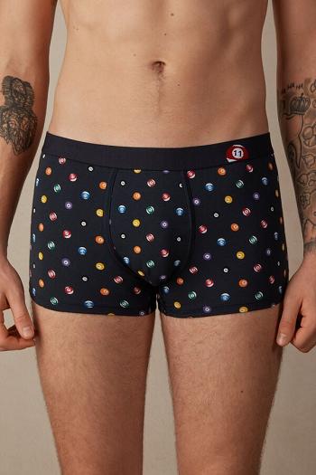 Intimssimi Billiard Boxers in Stretch Supima® Puuvilla Sininen | YUSVQ56821