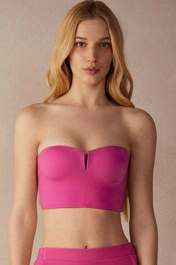 Intimssimi Bustier Bra Top in Ultralight Microfiber Pinkki | YUSGT82340