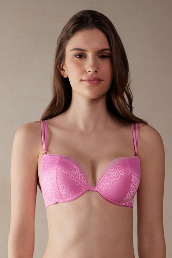 Intimssimi Cool Minimal Simona Super Push-up Bra Pinkki | USJKU38005