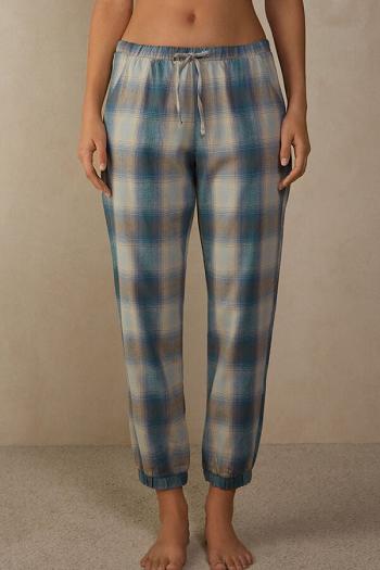 Intimssimi Cozy Mountains Brushed Cloth Pants with Cuffs Vihreä | YUSVQ63151