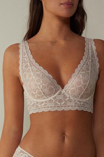 Intimssimi Eleonora Balconette Bra in Pitsi Natural | USNEJ46891