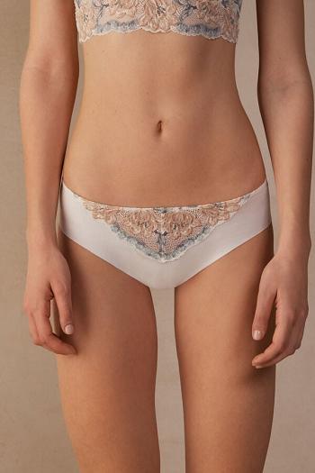 Intimssimi Ephemeral Beauty Seamless Puuvilla Panties Valkoinen | USJVR51879