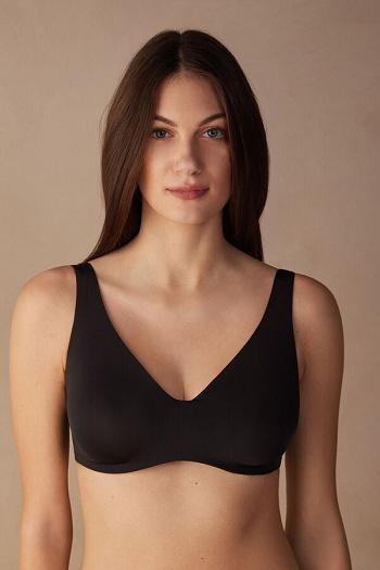 Intimssimi Greta Balconette Bra in Ultralight Microfiber Mustat | USXMI65465