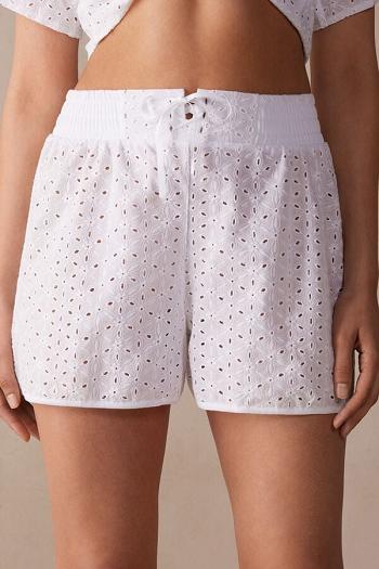 Intimssimi Hello Sunshine Sangallo Pitsi Shorts Valkoinen | USEGJ55251