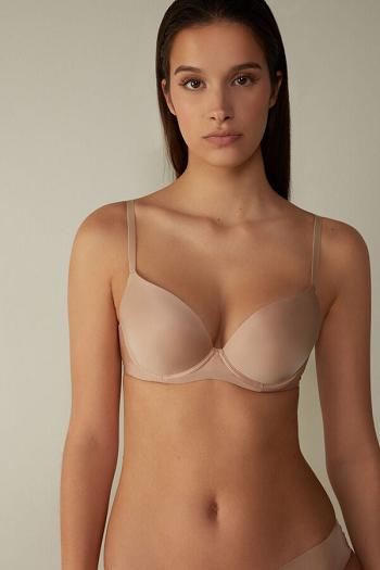 Intimssimi Irina Microfiber Balconette Bra Natural | QUSWA75946