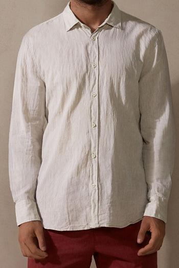 Intimssimi Linen and Puuvilla Shirt Natural | DUSKV31569