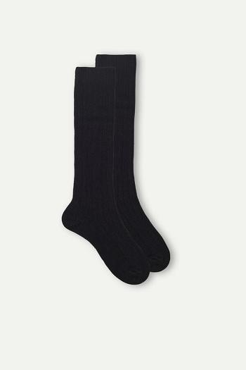 Intimssimi Long Ribbed Socks in Cashmere and Villa Mustat | USJBT57225