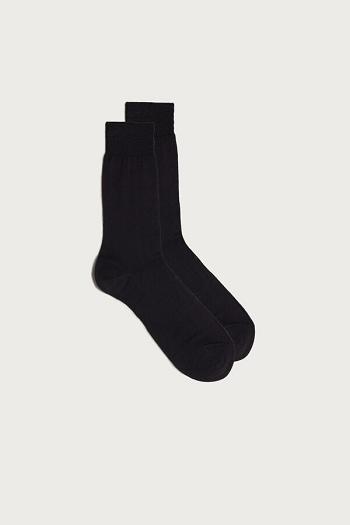 Intimssimi Lyhyt Sateen Egyptian Puuvilla Socks Harmaat | FUSHY60435