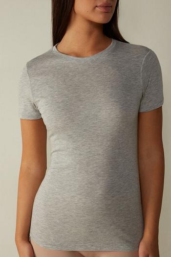 Intimssimi Lyhyt-Sleeve T-shirt in Ultrafresh Supima® Puuvilla Harmaat | USDYB37786