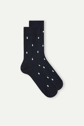 Intimssimi Lyhyt Socks in Patterned Puuvilla Sininen | AUSDF70405