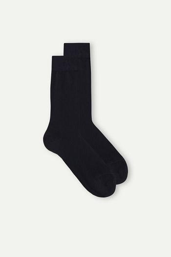 Intimssimi Lyhyt Socks in Stretch Supima® Puuvilla Sininen | USZPD31890