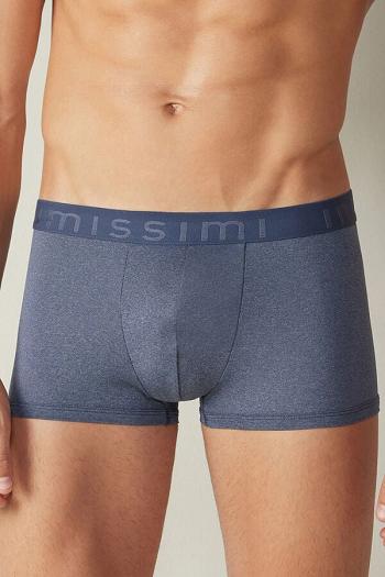 Intimssimi Microfiber Logo Bokserin Shorts Sininen | USXBR50934