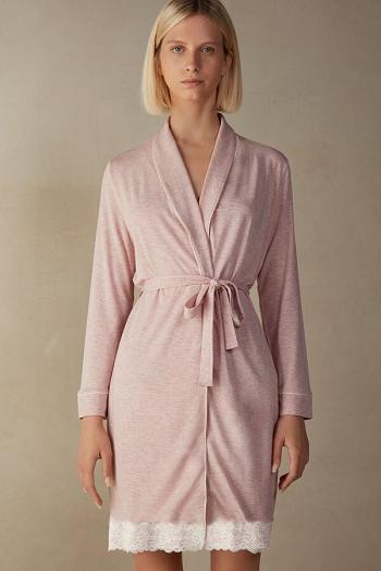 Intimssimi Modal Pitsi Detail Robe Pinkki | GUSUC41724