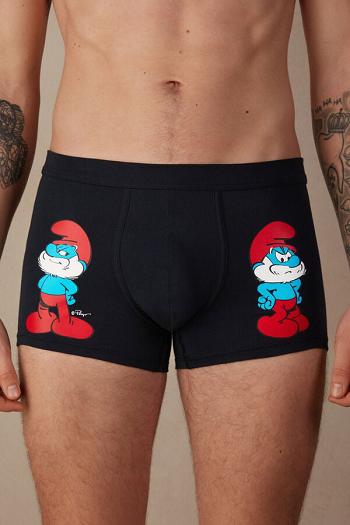 Intimssimi Papa Smurf Boxers in Stretch Supima® Puuvilla Sininen | USJBT29968