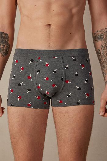 Intimssimi Ping Pong Boxers in Stretch Supima® Puuvilla Harmaat | PUSQX67003