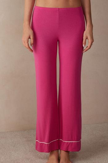 Intimssimi Pretty Flowers Full Length Modal Pants Pinkki | SUSVO98810