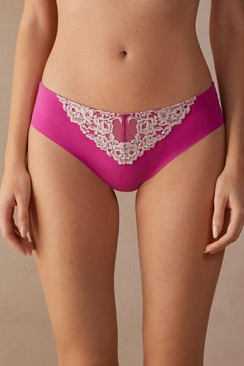 Intimssimi Pretty Flowers Seamless Puuvilla Panties Pinkki | XUSGW79605