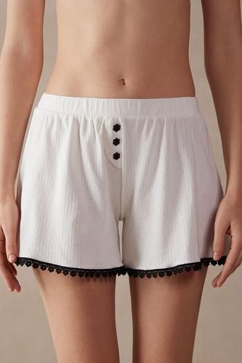 Intimssimi Pure Joy Puuvilla Shorts Valkoinen | ZUSNQ85602