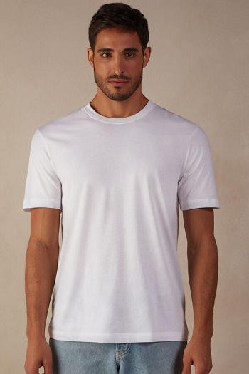 Intimssimi Regular Fit T-Shirt in Extrafine Supima® Puuvilla Valkoinen | SUSNY23524