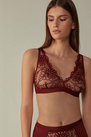 Intimssimi Romantic Life Lara Triangle Bra Punainen | TUSPQ48050