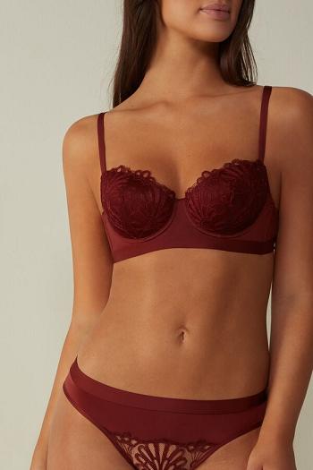 Intimssimi Romantic Life Sofia Balconette Bra Punainen | LUSSX59050