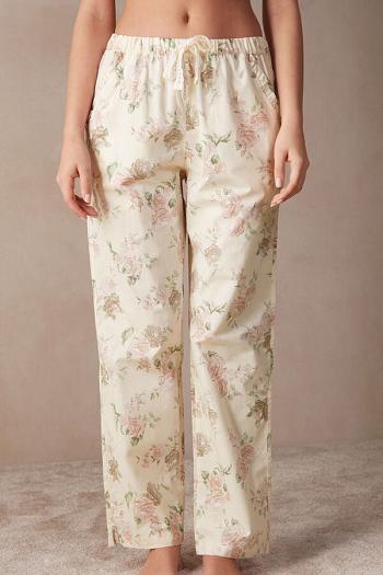 Intimssimi Scent of Roses Full Length Puuvilla Cloth Pants Print | FUSUI49488