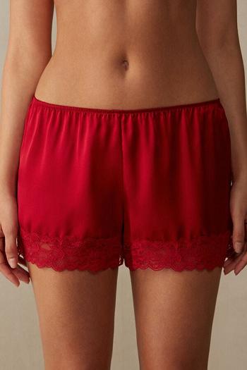 Intimssimi Silk Shorts Punainen | QUSUV43155