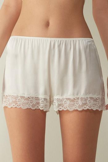 Intimssimi Silk Shorts Valkoinen | USQCS84124