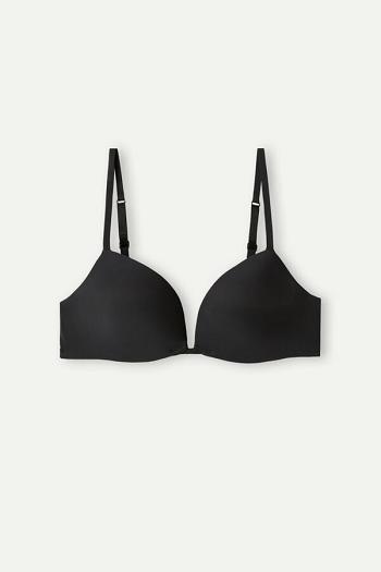 Intimssimi Silvia Push-up Bra in Ultralight Microfiber Mustat | LUSTR90909