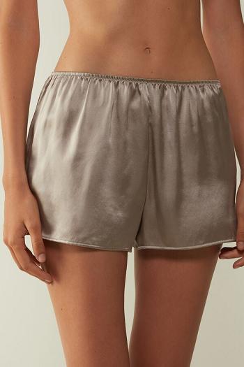 Intimssimi Smooth Silk-Satin Shorts Natural | USCIF88658