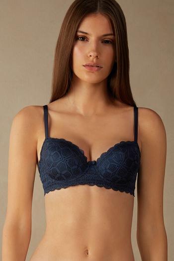 Intimssimi Sofia Balconette Bra in Pitsi Sininen | FUSUI27209