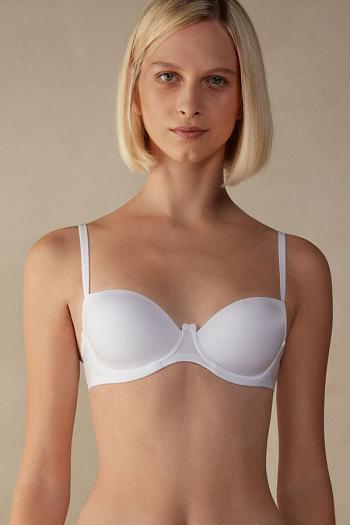 Intimssimi Sofia Balconette Bra in Ultralight Microfiber Valkoinen | TUSPQ45611