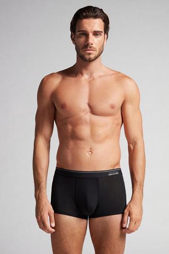 Intimssimi Super Fresh Micro-mesh Boxers Mustat | EUSVG82443