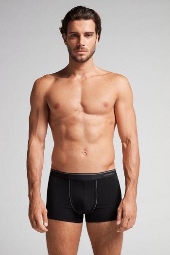 Intimssimi Supima® Puuvilla Boxers Mustat | USXMI52948