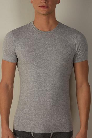 Intimssimi T-shirt in Stretch Supima® Puuvilla Harmaat | BUSSD36717