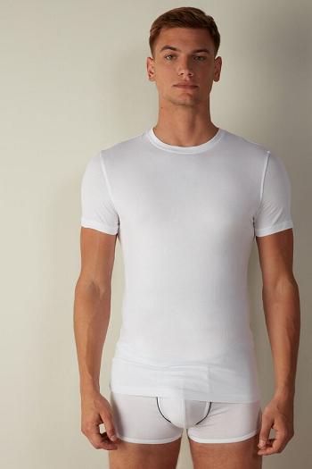 Intimssimi T-shirt in Stretch Supima® Puuvilla Valkoinen | PUSER84767