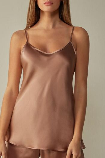 Intimssimi Top in Silk Satin Natural | USEAH45916