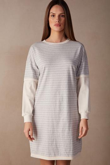 Intimssimi Vapaa-ajan Sunday Long Sleeve Nightshirt Valkoinen | YUSVQ30751