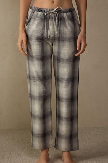 Intimssimi Warm Cuddles Pants in Brushed Cloth Harmaat | YUSGT71912