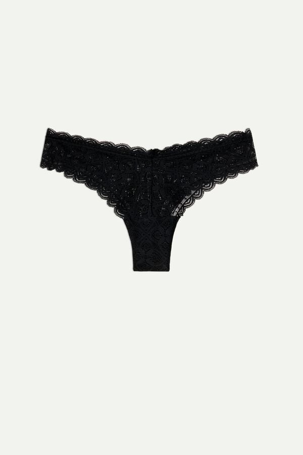 Intimssimi 80s-style Pitsi Brazilian Mustat | GUSUC27748