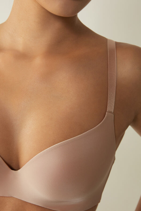 Intimssimi Adele Triangle Bra in Ultralight Microfiber Natural | XUSGW18280