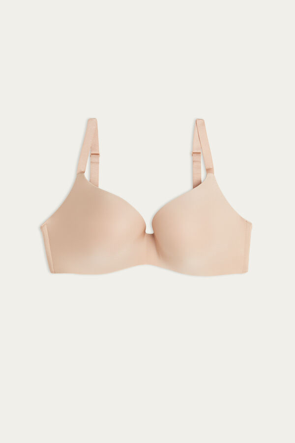 Intimssimi Adele Triangle Bra in Ultralight Microfiber Natural | XUSGW18280