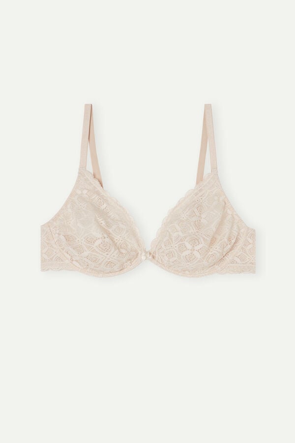 Intimssimi Alessia Balconette Bra in Pitsi Natural | FUSUI61234