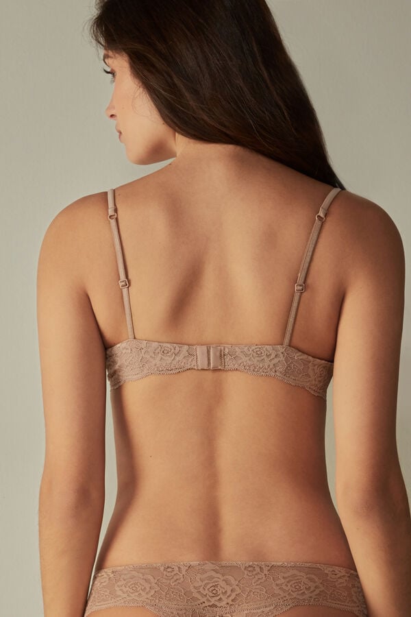 Intimssimi Bellissima Pitsi Push-Up Bra Natural | FUSUI60277