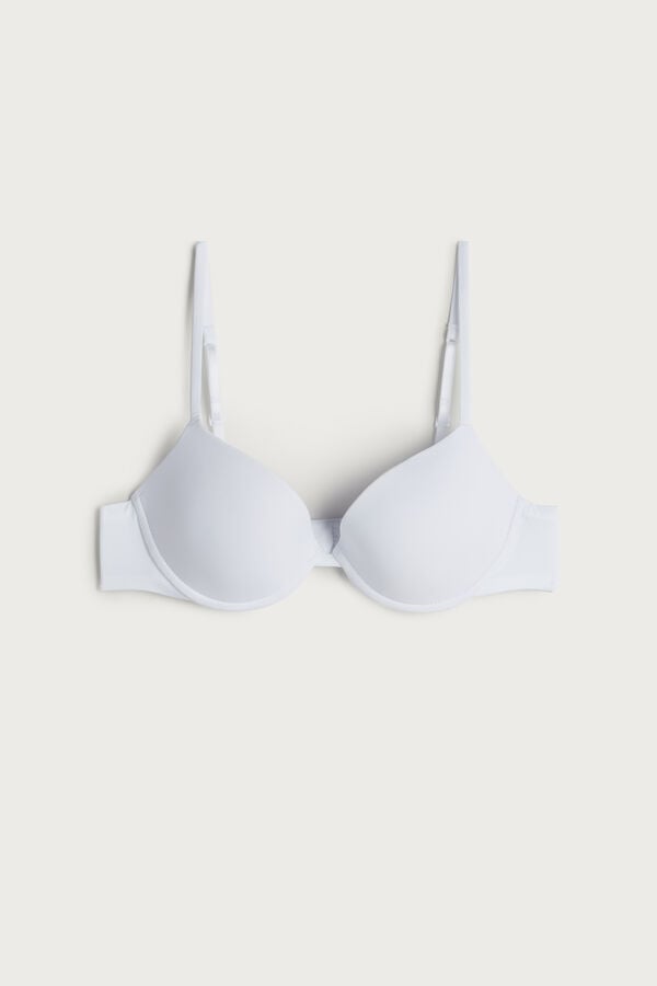 Intimssimi Bellissima Push-up Bra in Microfiber Valkoinen | BUSSO12966