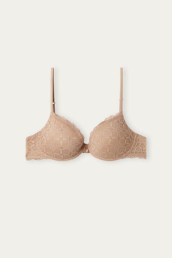 Intimssimi Bellissima Push-up Bra in Pitsi Natural | USDYB96961