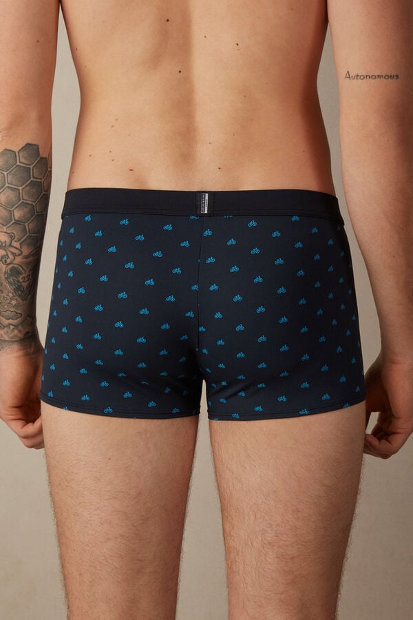 Intimssimi Bicycle Boxers in Microfiber Sininen | MUSFT52879