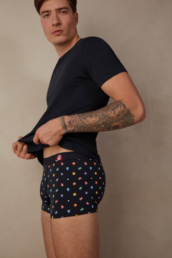 Intimssimi Billiard Boxers in Stretch Supima® Puuvilla Sininen | YUSVQ56821