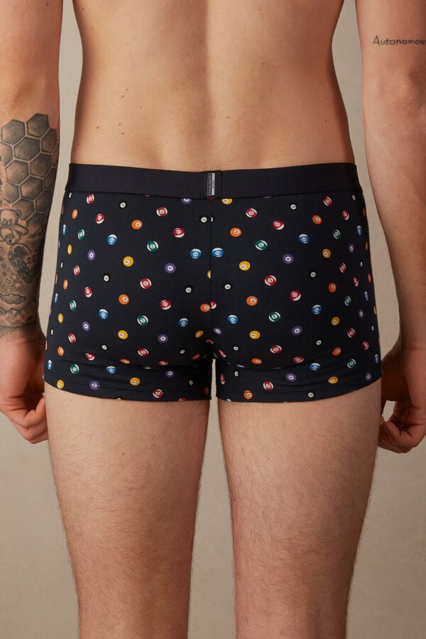 Intimssimi Billiard Boxers in Stretch Supima® Puuvilla Sininen | YUSVQ56821