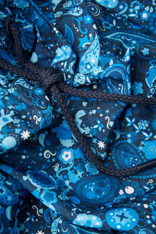 Intimssimi Blue Paisley Print Swim Trunks Sininen | QUSWA28769